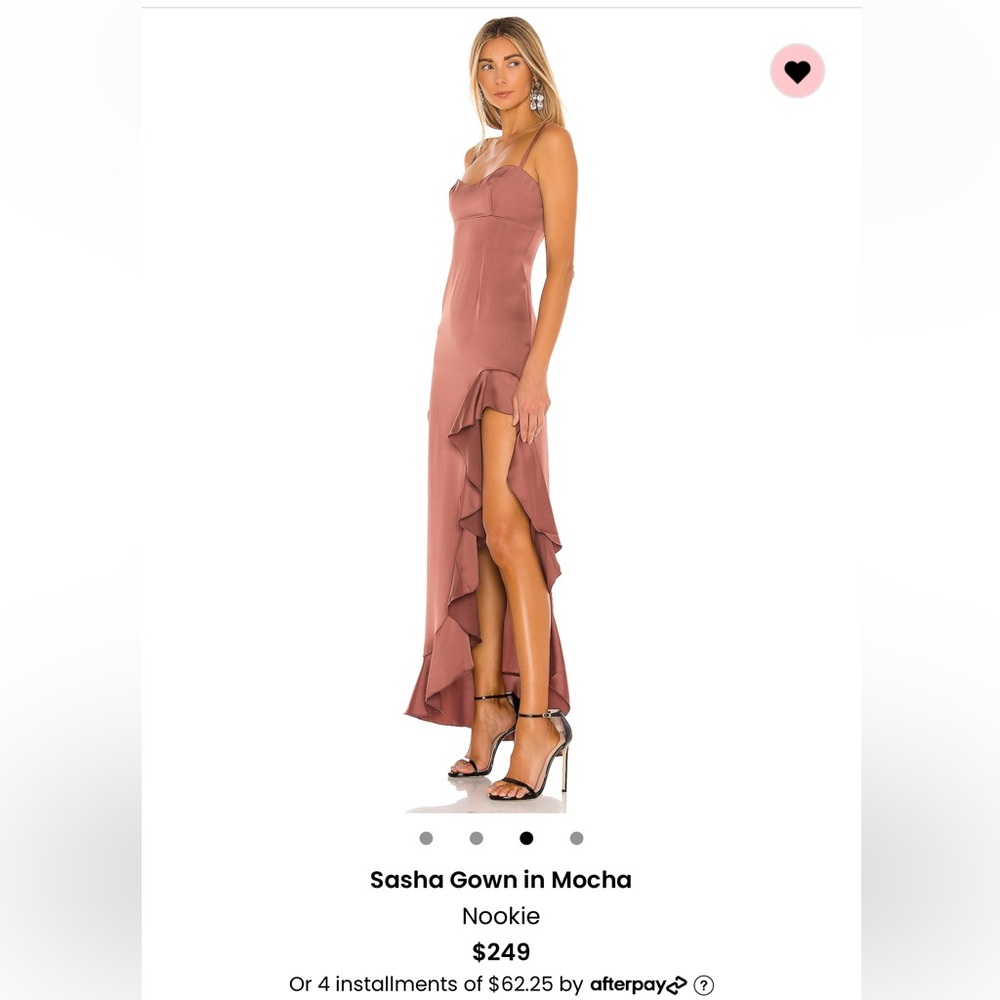 nookie Sasha gown in mocha